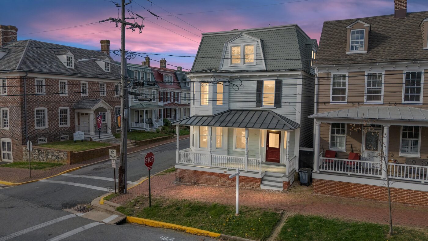105 High Street, Chestertown, at twilight