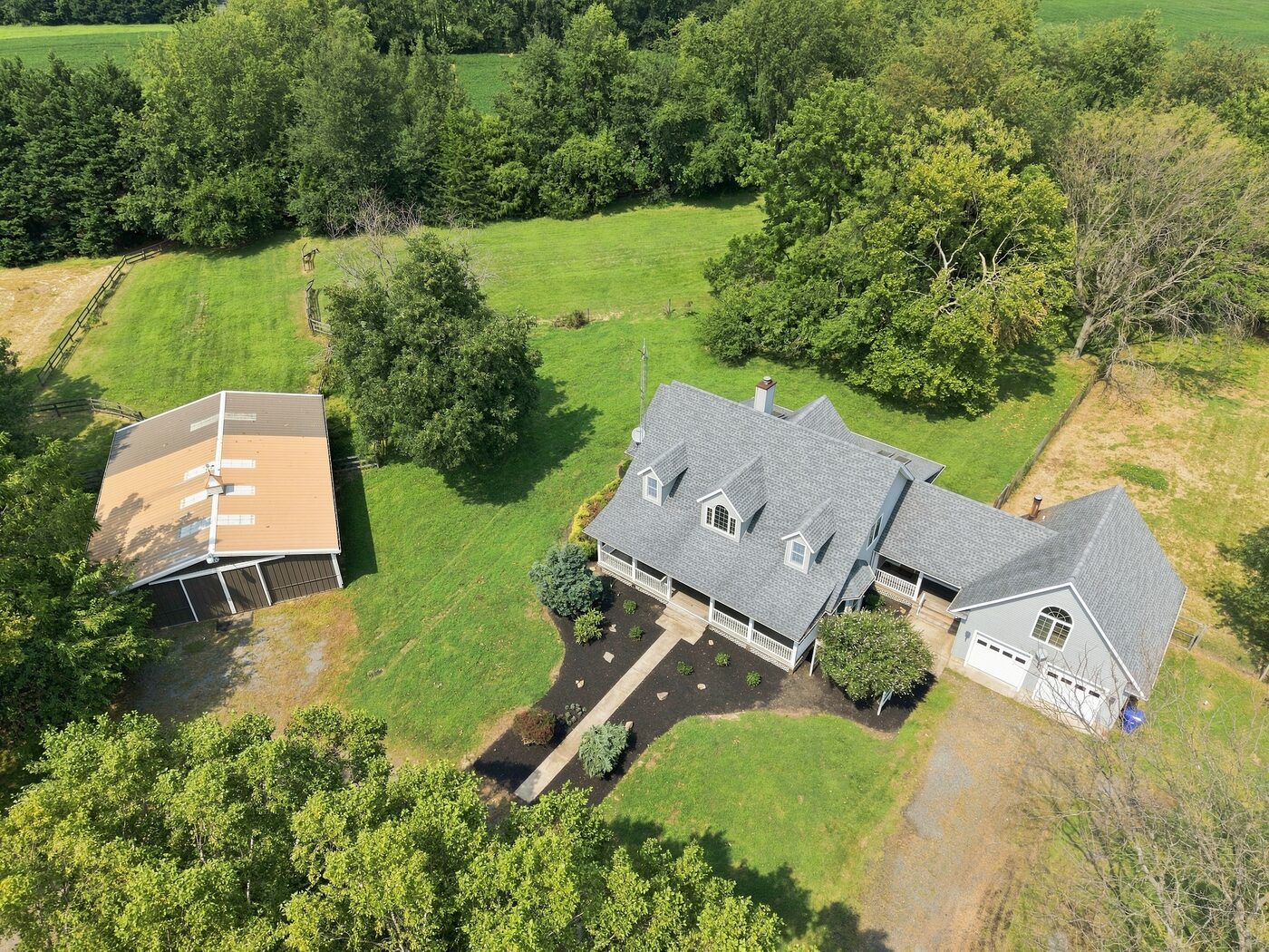 26230 Royal Swan Road, Still Pond, from above